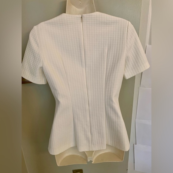 BOSS Hugo Boss Cream White Career Skirt Suit w Jacket Women’s UK 8 US 4 Small S - Picture 3 of 13